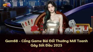Gem68 – Cổng Game Bài Đổi Thưởng Mới Toanh Gây Sốt Đầu 2025